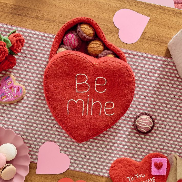 Felt Valentine's Chocolate Box | West Elm (US)