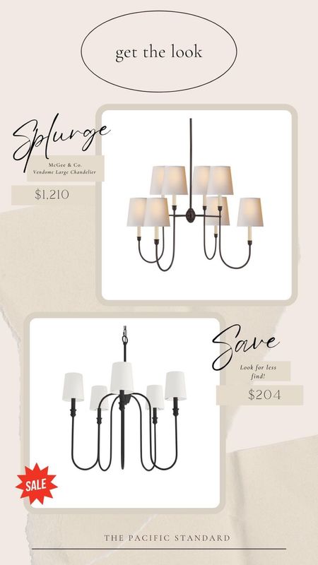 Daily Find #242 | McGee & Co. Vendome Large Chandelier #lookforless #getthelook #look4less

*This #lookforless is available in brass & aged iron! 

#LTKsalealert #LTKhome #LTKFind