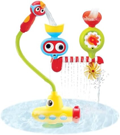 Yookidoo Submarine Spray Station Kids Bath Toy (Ages 2+) Mold-Free, Wall-Mounted, Battery-Operate... | Amazon (US)