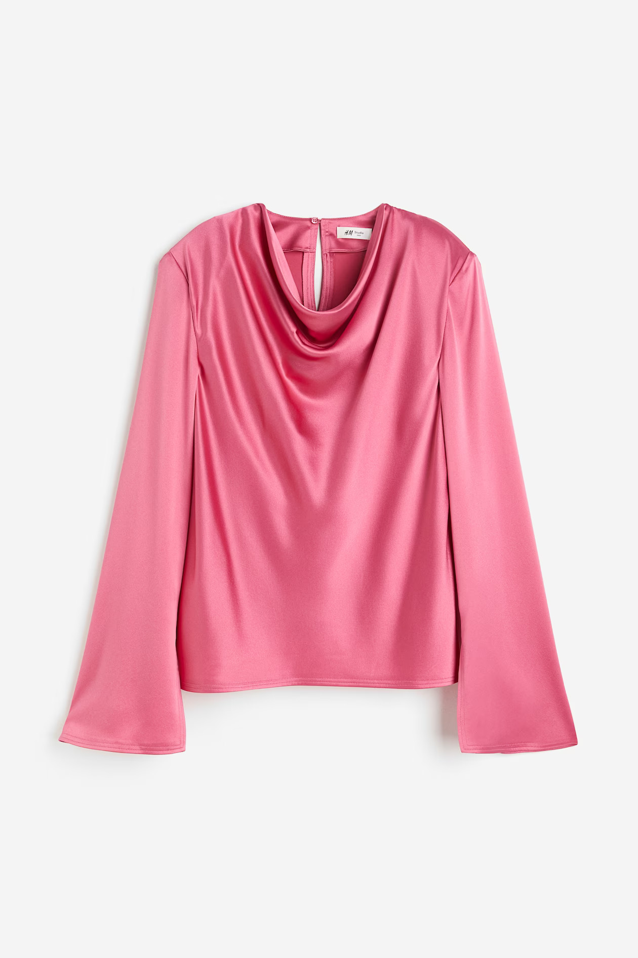 Draped silk blouse | H&M (UK, MY, IN, SG, PH, TW, HK)