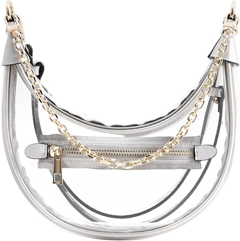 MAMONA Clear Purses Stadium Approved - Clear Shoulder Bags for Women Clear Handbag for Sports Eve... | Amazon (US)