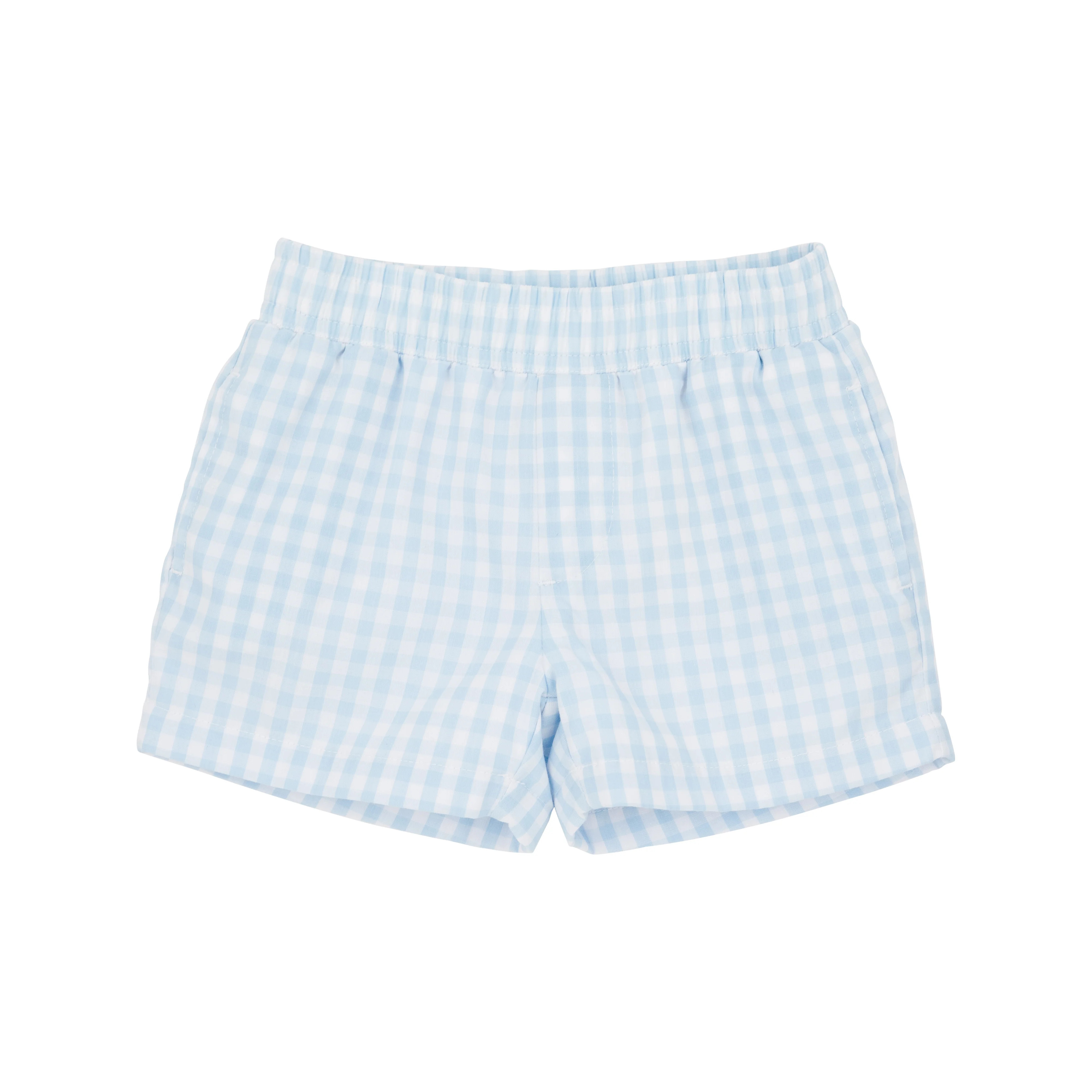 Sheffield Shorts - Buckhead Blue Gingham with Worth Avenue White | The Beaufort Bonnet Company