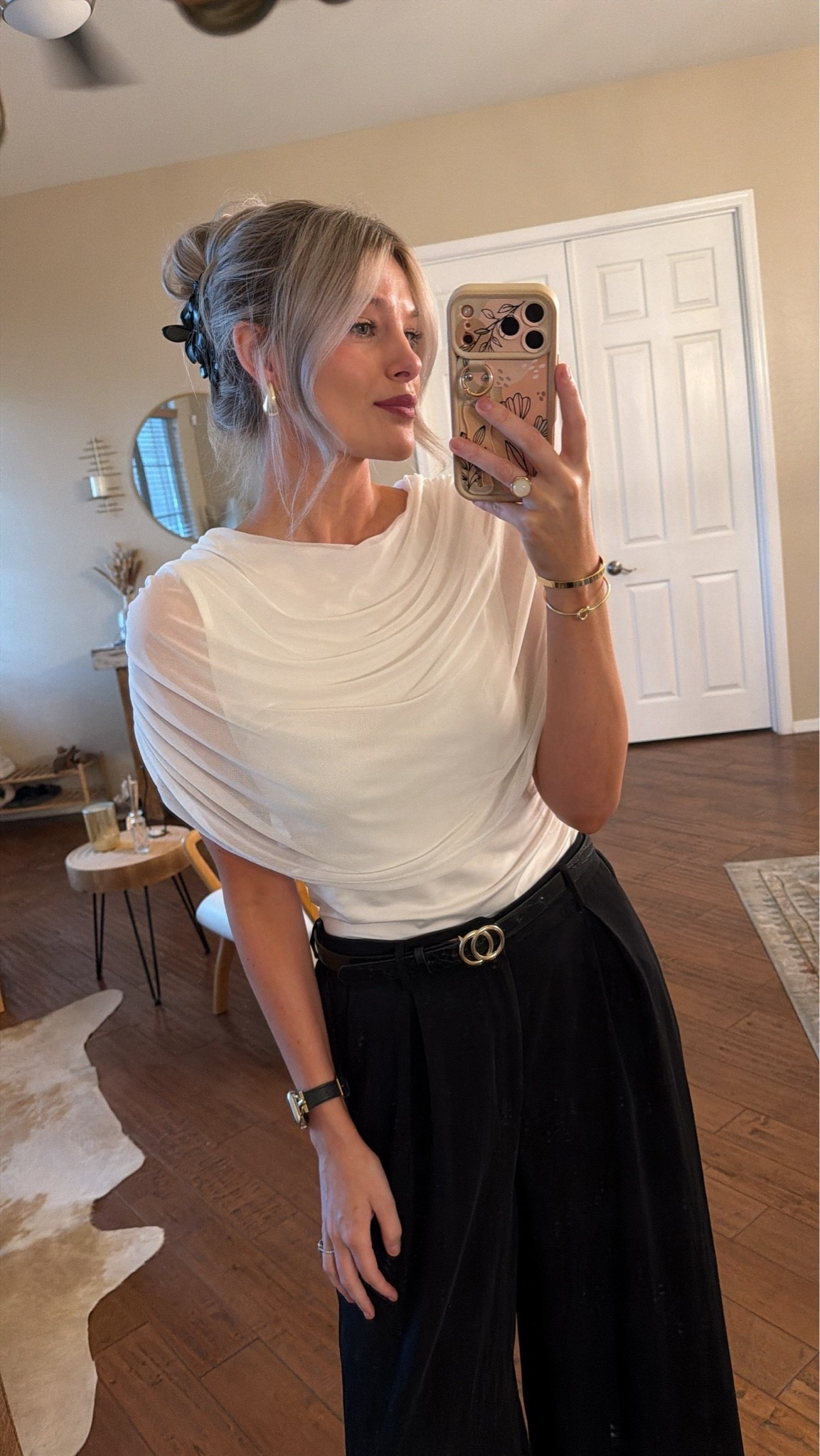 New Amazon find!! Beautiful draped top! 🖤

#LTKootd #LTKgrwm #LTKWorkwear