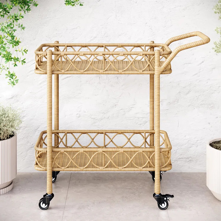 Joss & Main Byron 34.5'' Wide Bar Cart | Birch Lane | Wayfair North America