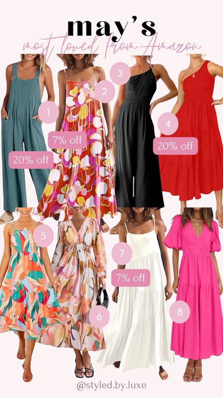 May’s most loved from Amazon!

Jumpsuit, midi dress, maxi dress, spring dress, summer dress, Amazon fashion, Amazon dresss

#LTKStyleTip #LTKSeasonal #LTKFindsUnder50