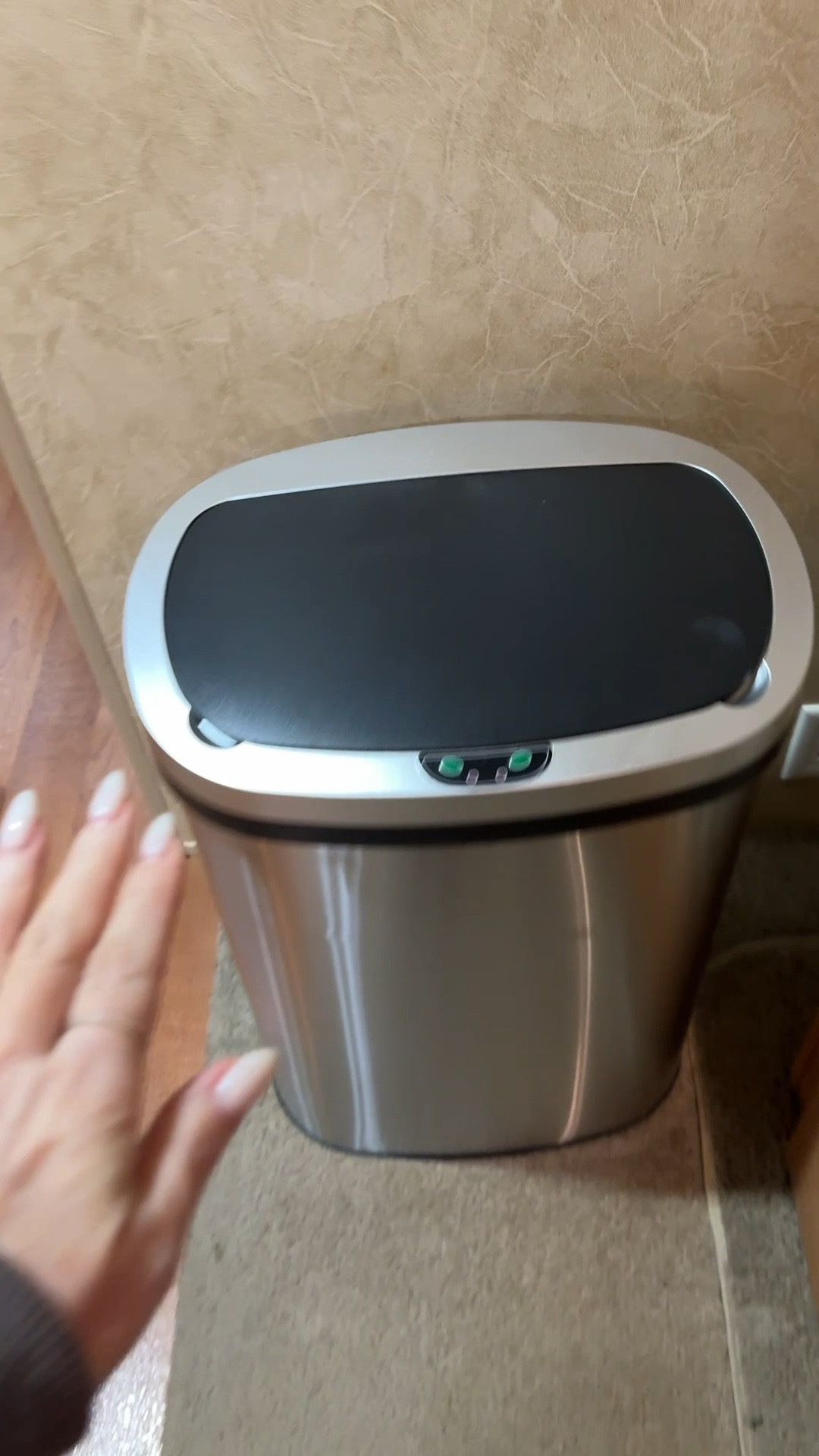 13 gallon Stainless Steel trash can 

#LTKHome