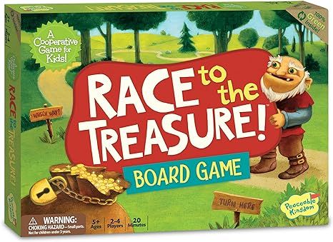 Peaceable Kingdom Race to the Treasure! Beat the Ogre Cooperative Game for Kids | Amazon (US)