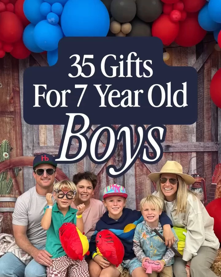 35 gifts for seven year-old boys, tested and approved by a mom of four boys!

#giftsforboys #boys #boymom #7yearold

#LTKKids