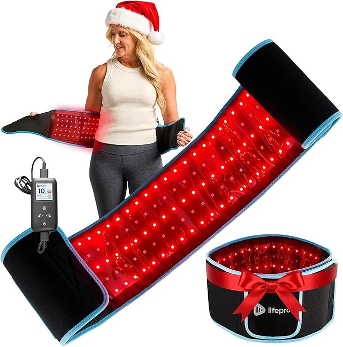 Lifepro Red Light Therapy Belt – Infrared Red Light Therapy for Body, Back Pain and Shoulder - ... | Amazon (US)