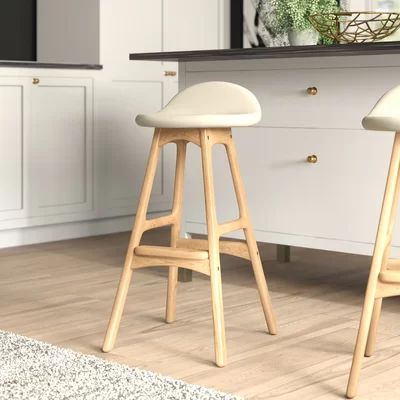 Oakes Swivel Bar & Counter Stool Mercury Row Upholstery: White, Seat Height: Counter Stool (26" Seat | Wayfair North America