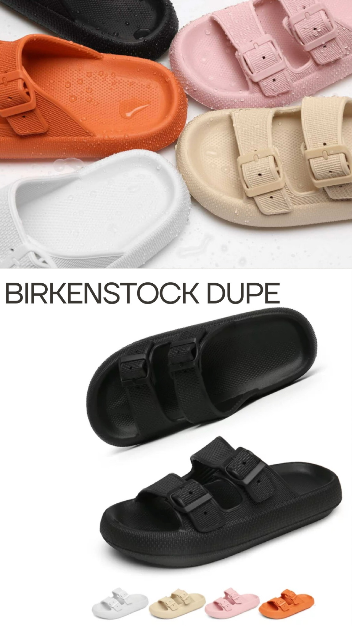 Birkenstock dupes on sale! 


#LTKSeasonal #LTKsalealert #LTKFind