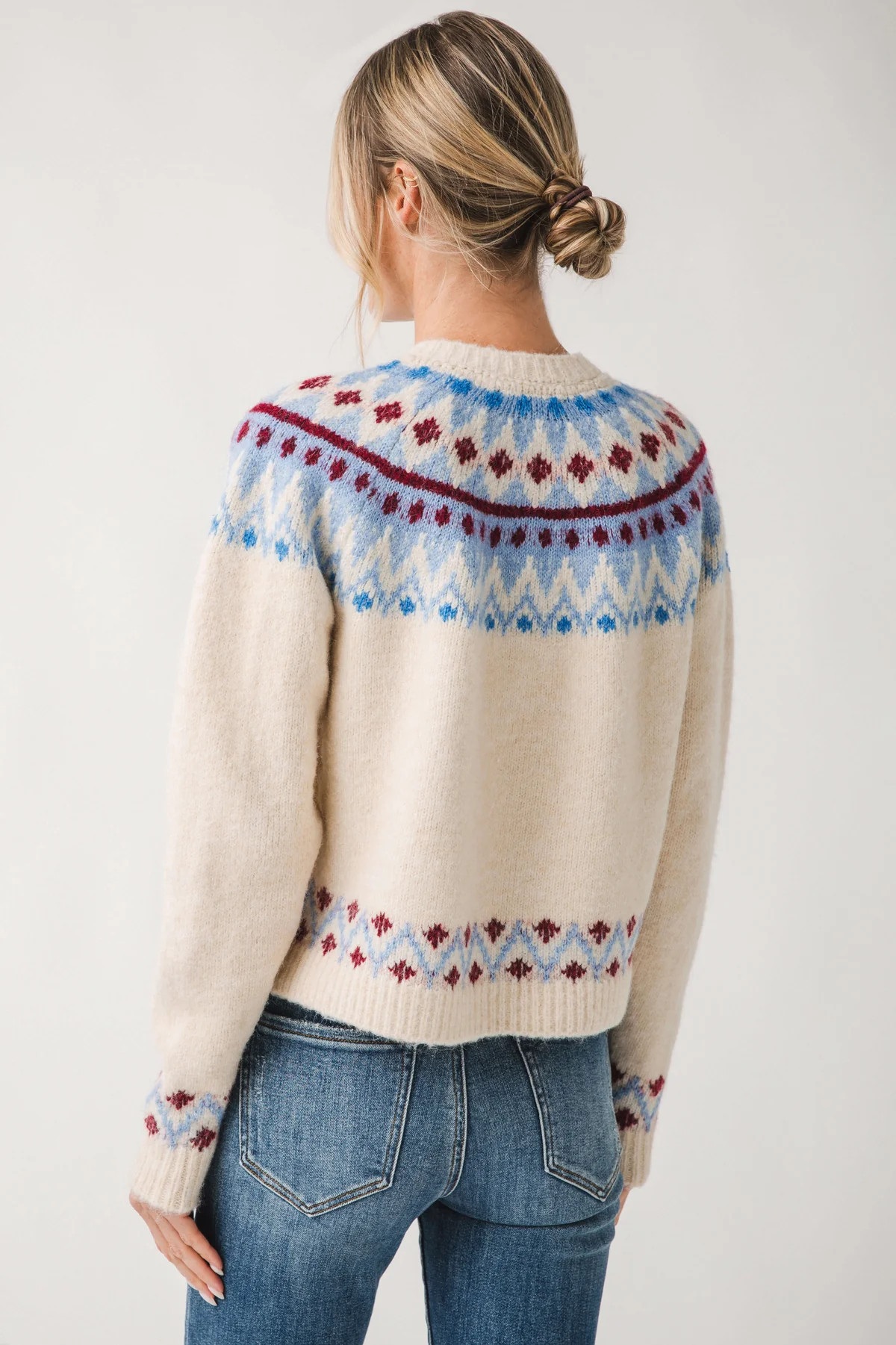 RD Style Elfa Long Raglan Sleeve Crewneck Cardigan | Social Threads