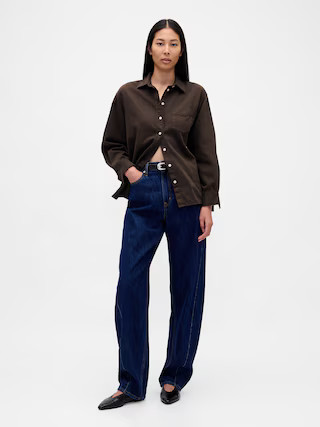 Ultrasoft Denim Big Shirt | Gap (US)
