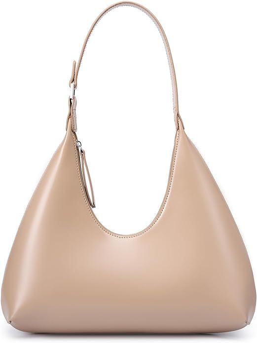 Small Hobo Bags for Women Crescent Bag Medium Shoulder Bag Trendy Purse for Women 2024 Half Moon ... | Amazon (US)