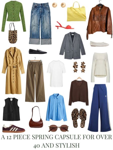A 12 Piece Spring Capsule Wardrobe for Women Over 40 that incorporates trends, casualness, and ease. 
You can read the whole post and see the outfit options built from this on my website.

#springtrends #fashionover40 #secondhandfashion  #minimalistfashion #capsulewardrobe  #torontostylist  #fashionstylist #torontostylists  #torontostyleblogger 
#secondhandfashion  #minimalistfashion  #capsulewardrobe  #torontostylist  #fashionstylist #torontostylists  #torontostyleblogger 


#LTKfindsunder100 #LTKstyletip #LTKover40