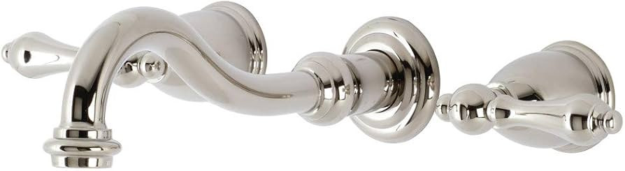 Kingston Brass KS3126AL Vintage Bathroom Faucet, 13 x 8.06 x 2.56, Polished Nickel | Amazon (US)