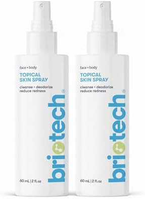 BRIOTECH Topical Skin Spray, Hypochlorous Acid Spray for Sensitive Skin, HOCl Facial Mist, Full B... | Amazon (US)