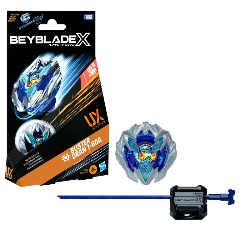 Beyblade X Buster Dran 1-60A UX Starter Pack with Blue Attack Type Battling Top & Launcher Set, A... | Walmart (US)