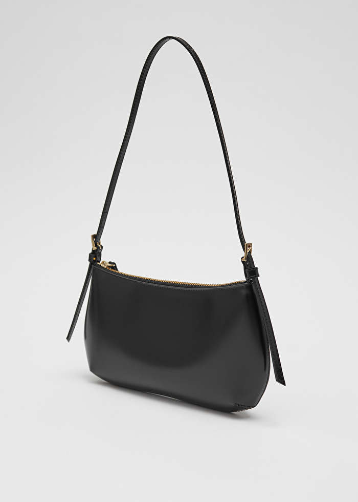 Glossed-Leather Shoulder Bag | & Other Stories (EU + UK)