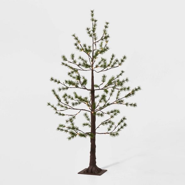 4ft Pre-lit Artificial Twig Christmas Tree with Warm White LED - Wondershop™ | Target