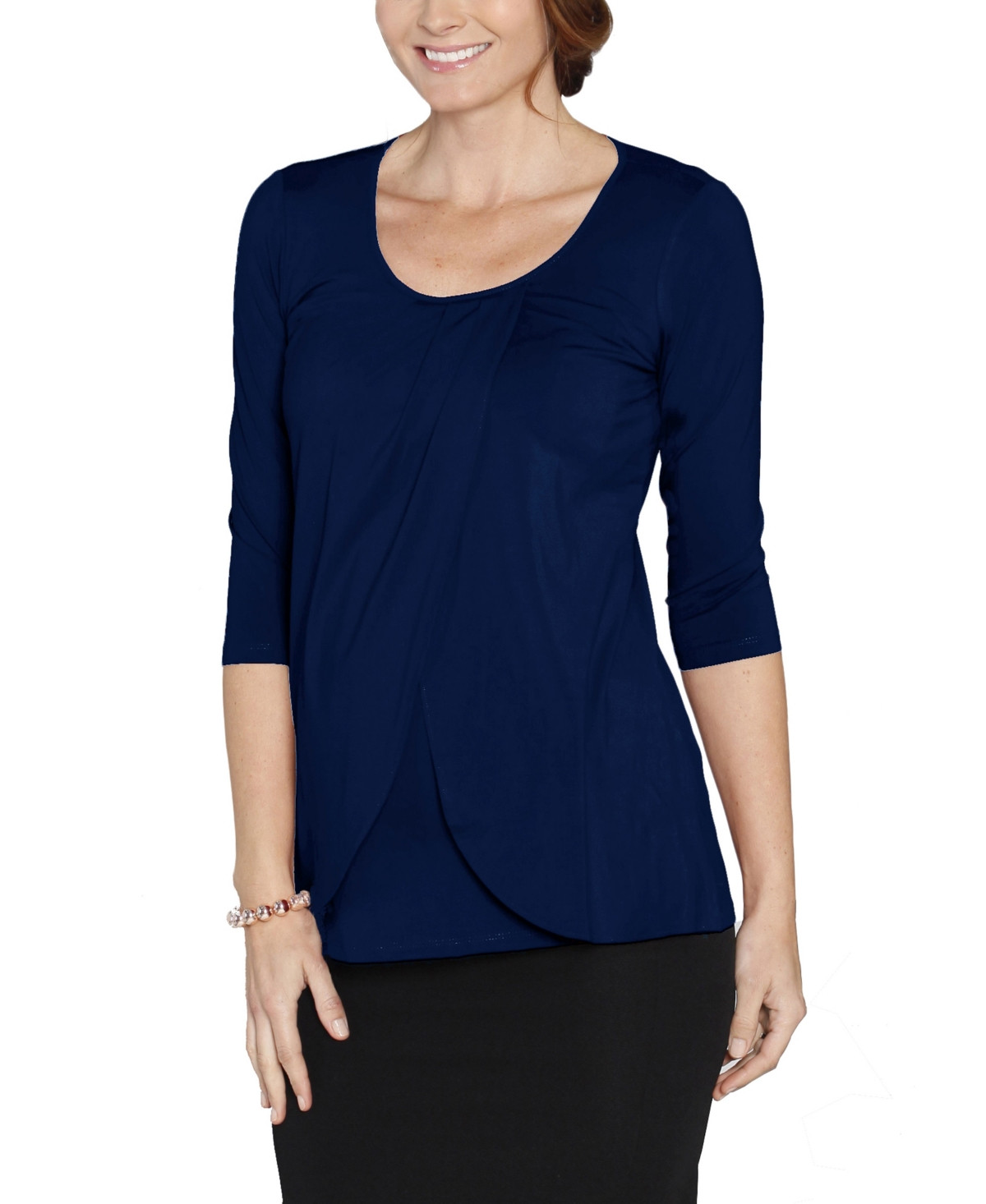 Women's Petal Front Long Sleeve Nursing Top | Macys (US)