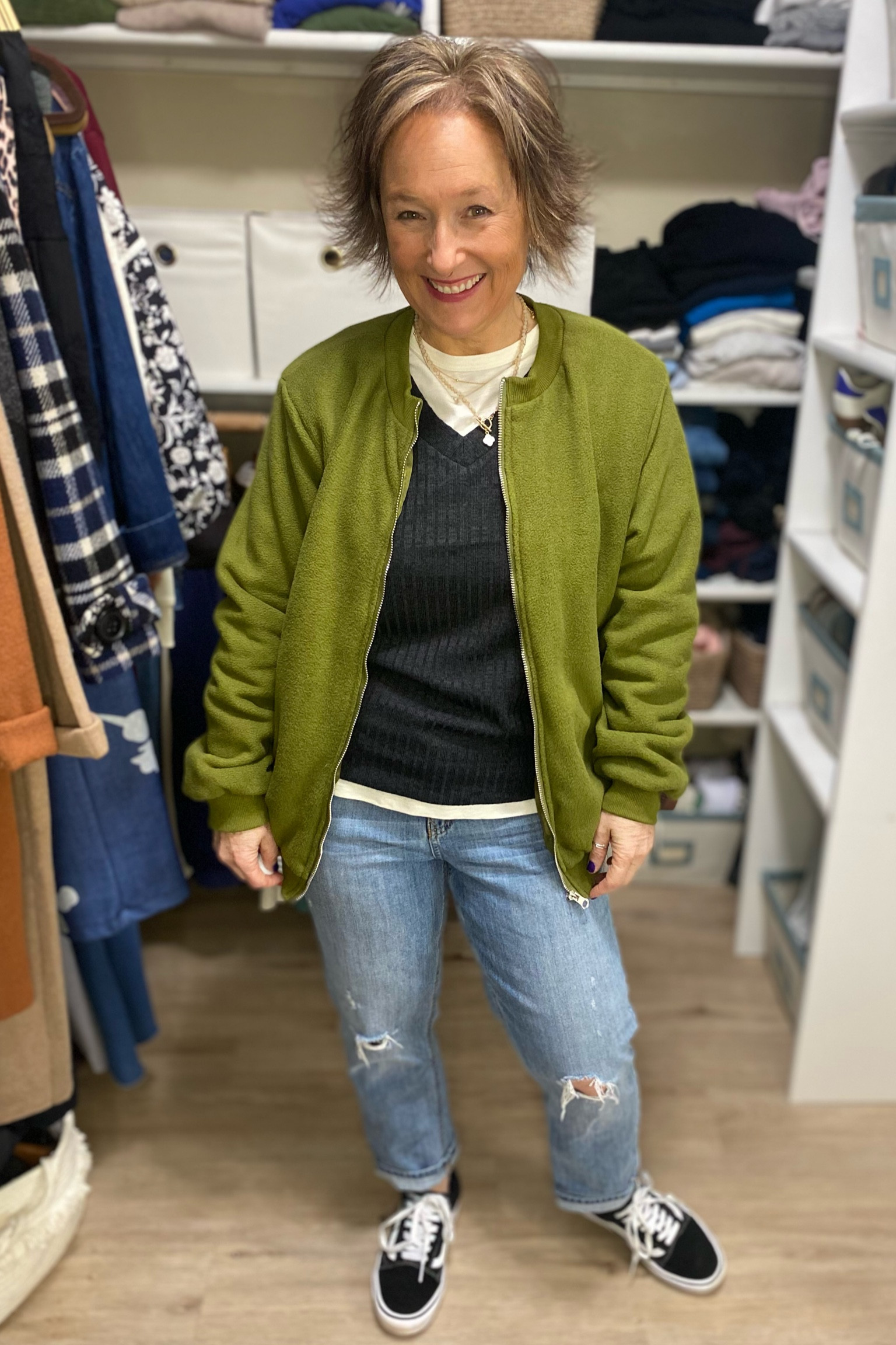 A little T popping out of layers! 

#LTKPetite #LTKOver40 #LTKStyleTip