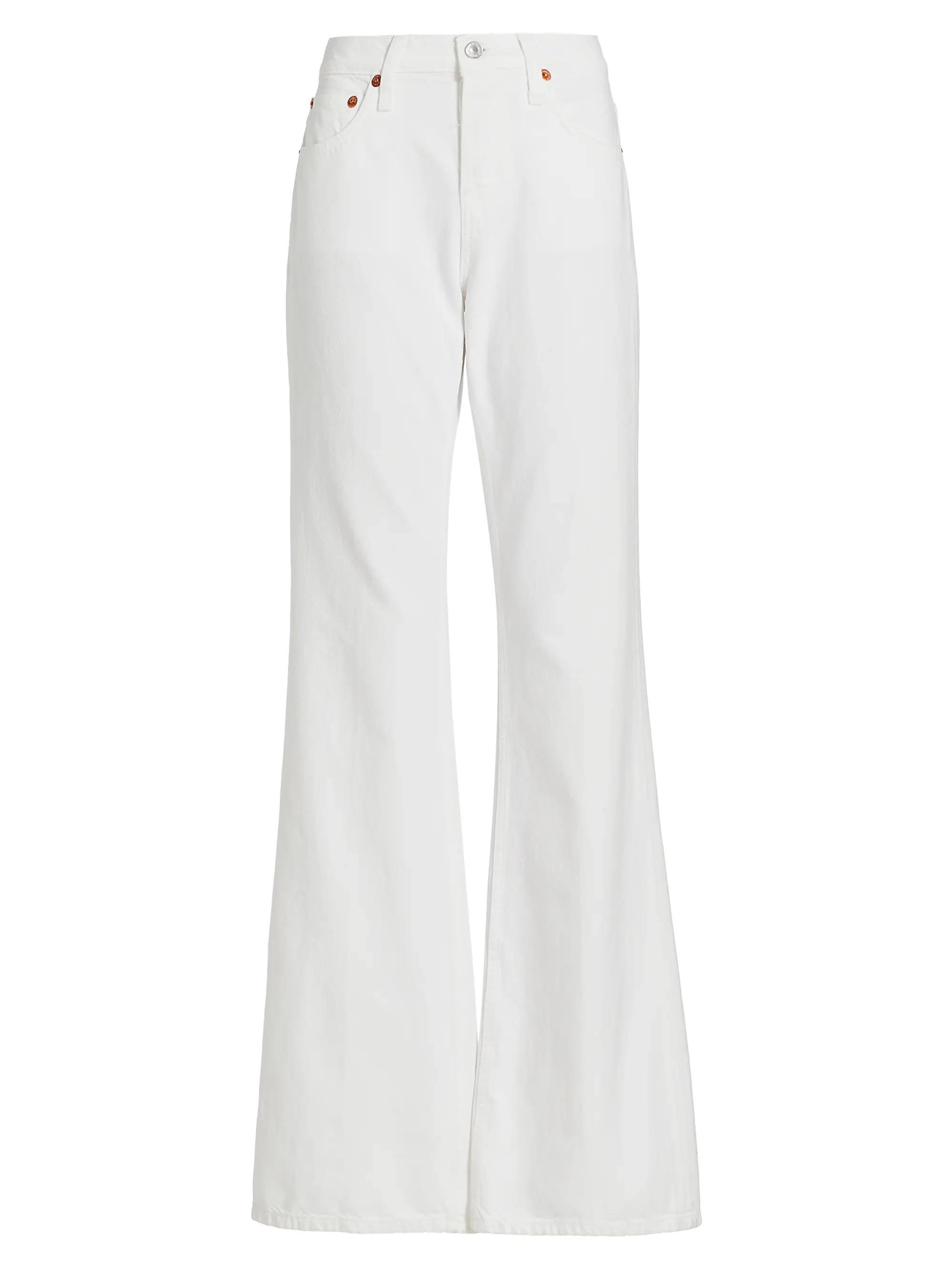 Loose Boot Mid-Rise Boot-Cut Jeans | Saks Fifth Avenue