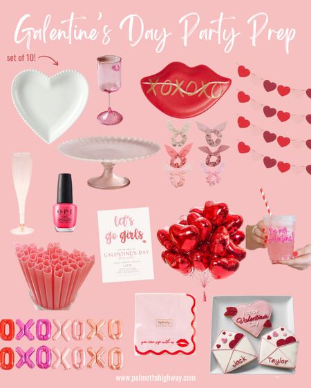 ❤️Galentine’s Day party decor ideas | Hugs and Kisses Galore 

#LTKparties #LTKhome