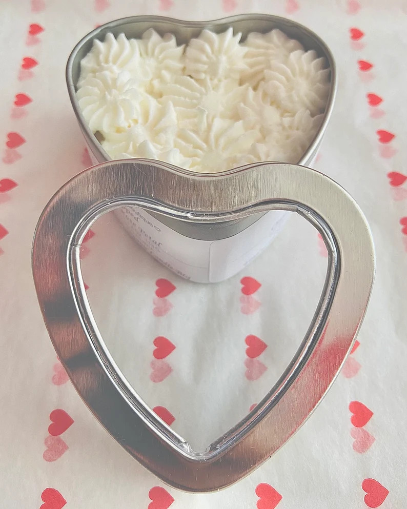 Organic Whipped Rose Petal Soy Heart Candle  Love Candle | Etsy | Etsy (US)