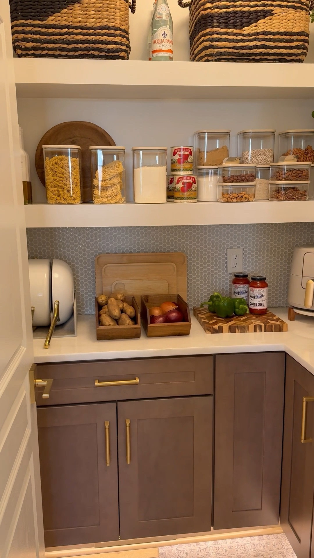 Clear, glass and stackable food storage for the win. @Caraway

#LTKHome #LTKmomlife #LTKselfcare