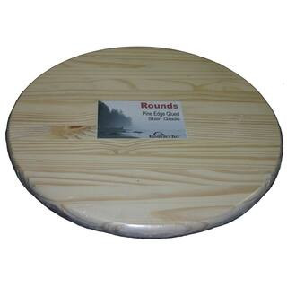 Edge-Glued Round (Common Softwood Boards: 1 in. x 17-3/4 in.; Actual: 1.0 in. x 17.75 in.) | The Home Depot