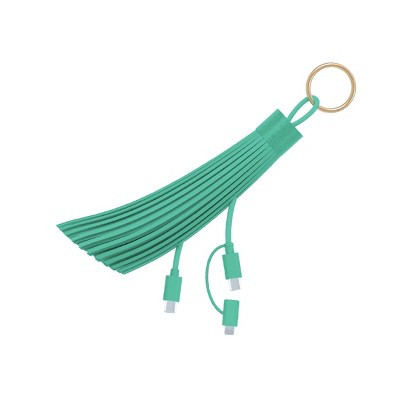 GEMS 2-in-1 Tassel Keychain Cable - Green | Target