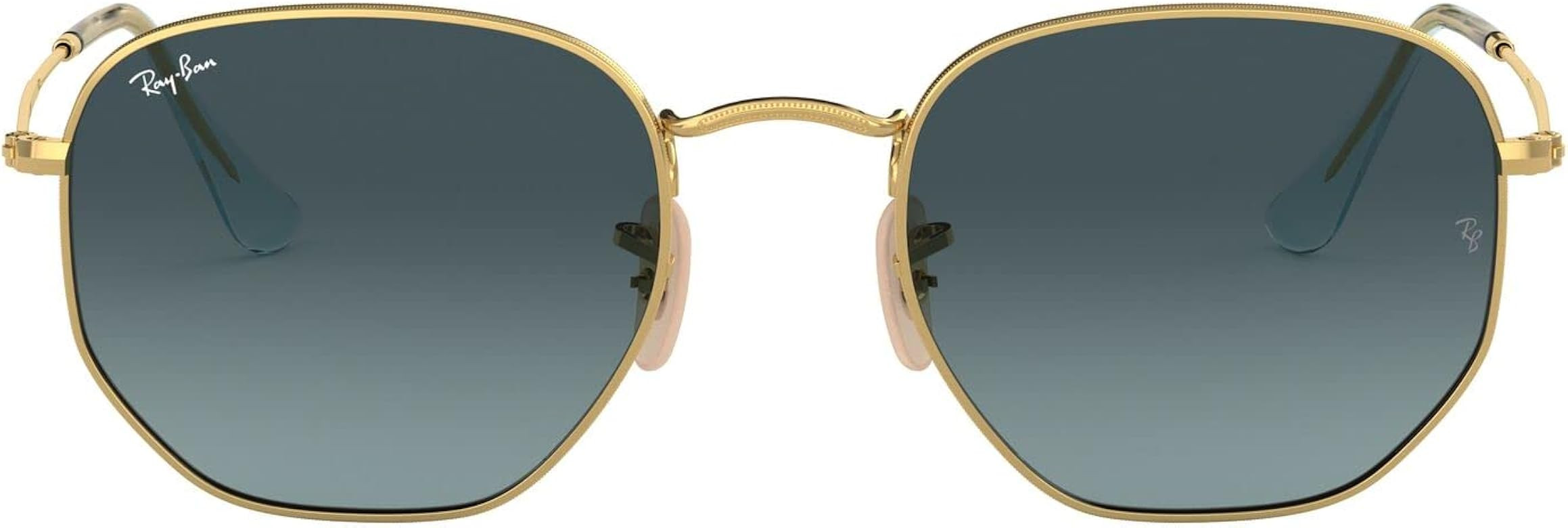 Ray-Ban RB3548N Hexagonal Flat Lens Sunglasses | Amazon (US)
