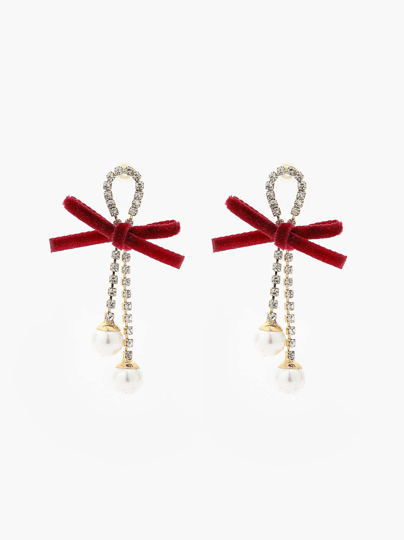 Faux Pearl & Bowknot Earrings For Daily Casual Date Party/Clubbing | Cider