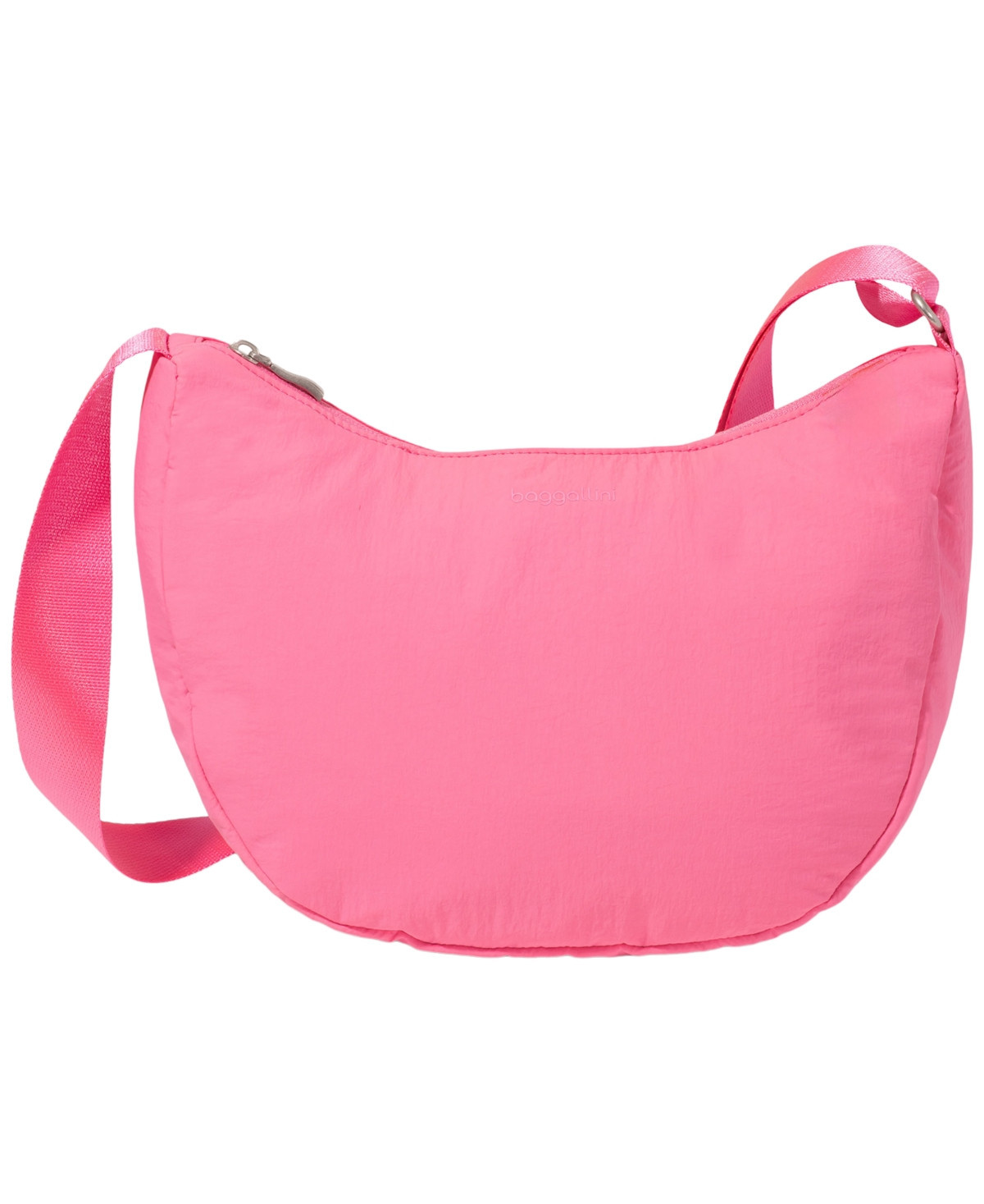 Baggallini Medium Size Swift Crescent Crossbody Bag - B-lite Blossom | Macy's
