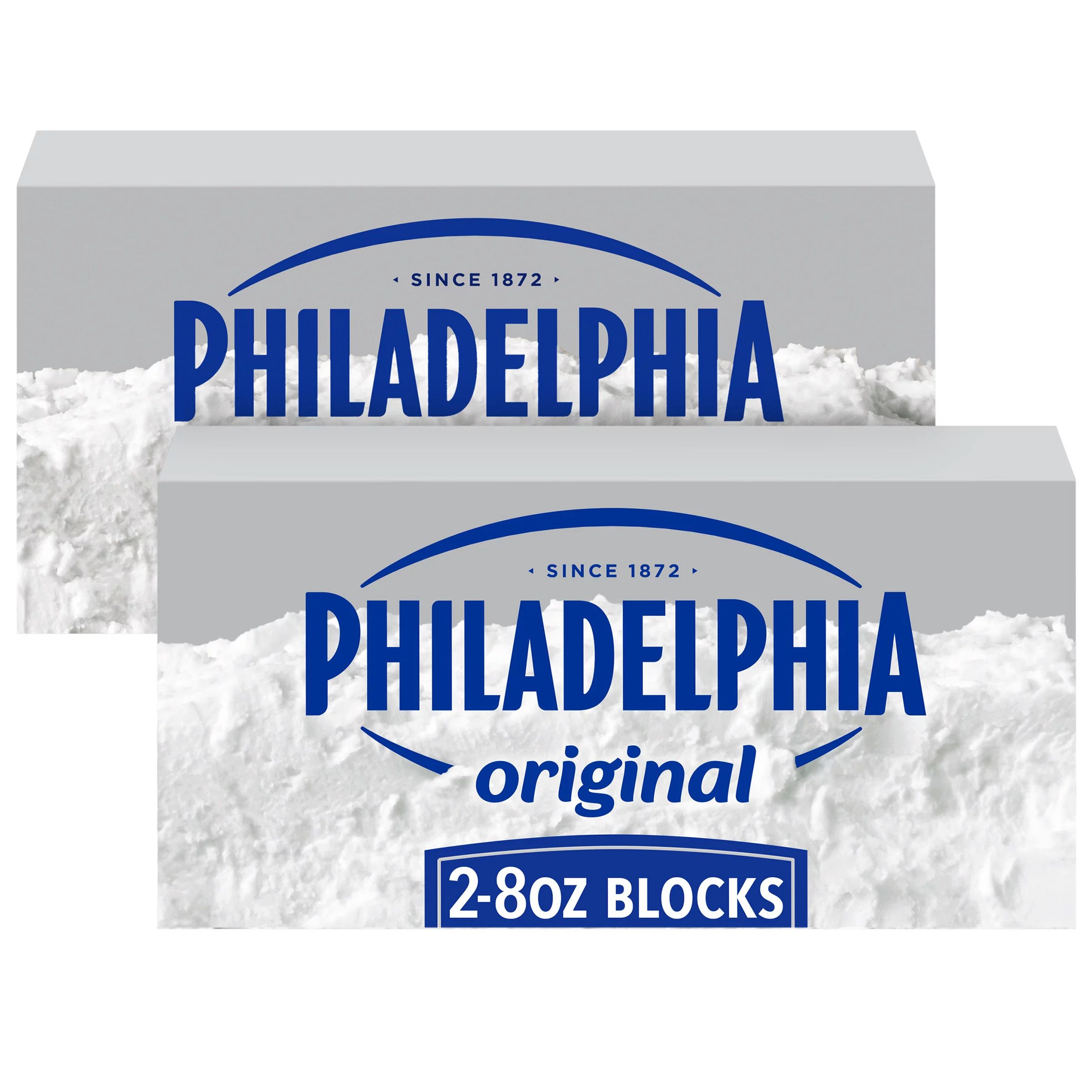 Philadelphia Original Cream Cheese, for a Keto and Low Carb Lifestyle, 2 ct Pack, 8 oz Bricks | Walmart (US)