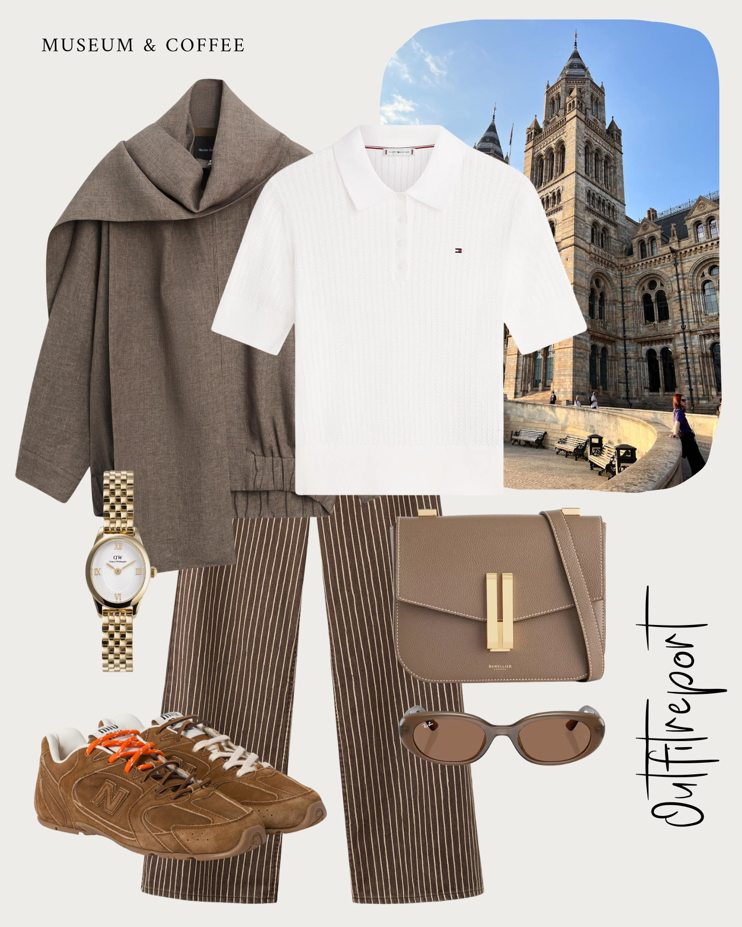 Spring outfit suede sneakers polo top shirt brown cropped jacket striped jeans 

#LTKjeans #LTKsummer #LTKspring