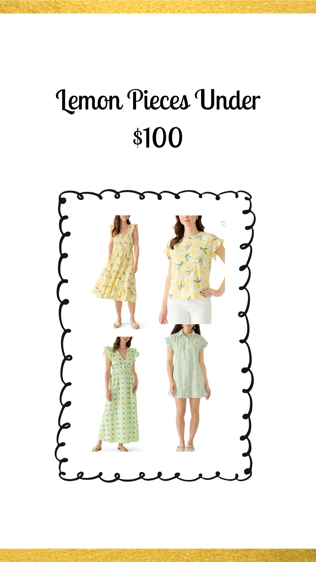 Lemon Printed Pieces under $100!

vacation outfits, summer outfits, summer dresses, vacation dresses

#LTKSeasonal #LTKSaleAlert #LTKTravel