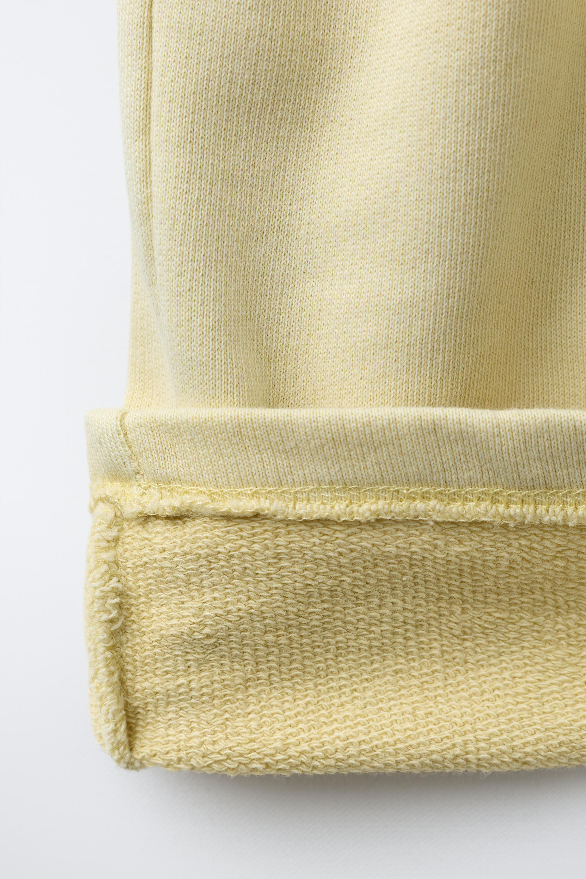 WIDE-LEG SWEATSHIRT AND TROUSERS SET WITH LABEL | Zara UK