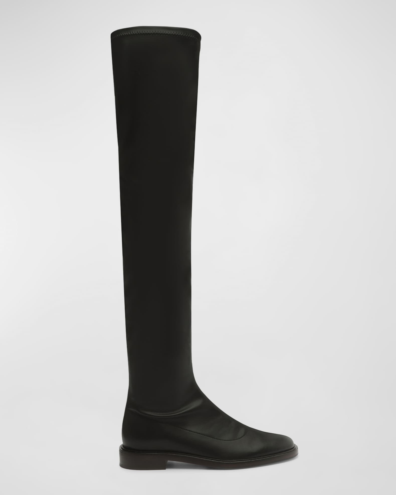 Kaolin Stretch Leather Over-The-Knee Boots | Neiman Marcus