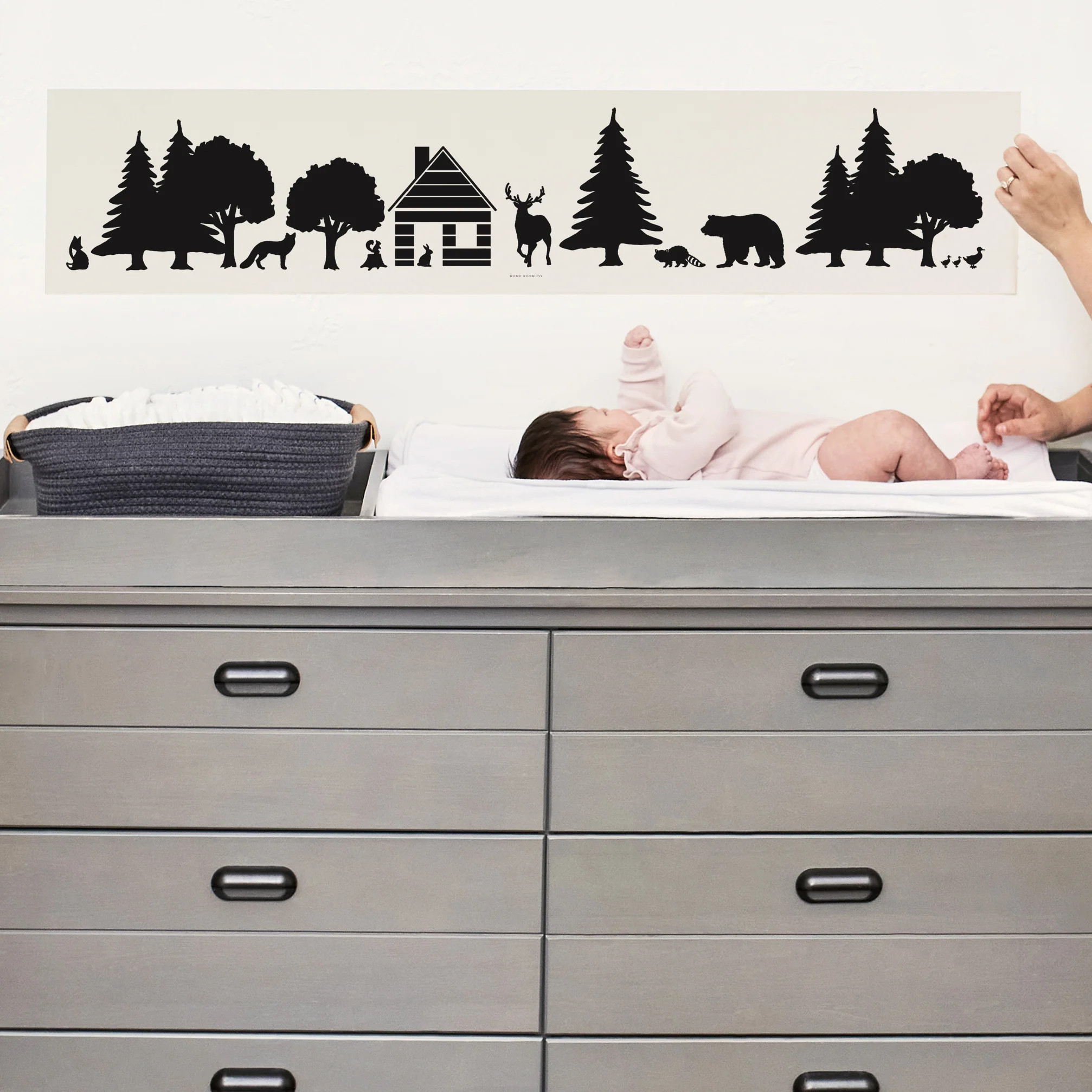 Newborn High-Contrast Woodland Decal | Home Room Co.