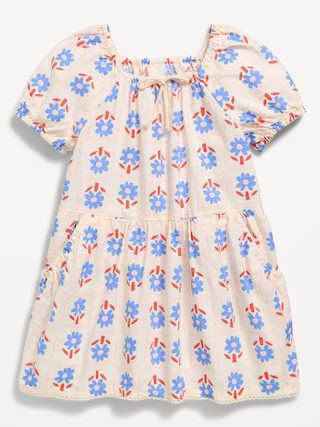 Printed Retro Swing Dress for Toddler Girls | Old Navy (US)