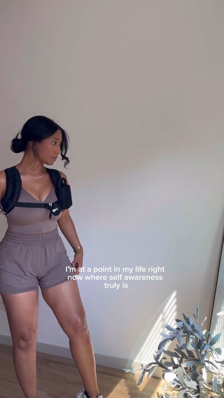 Maturing is realizing that my crash outs and mood swings aren’t just random… & they’re not me being ‘crazy,’ they’re signals. And I’ve been paying attention because the cost is too expensive! 

I’ll notice a shift & take stock…asking myself what type of week did I have? Do I have deadlines stacked? Where am I in my cycle?

And let me tell y’all, CYCLE SYNCING has been a game changer!! Literally life changing. I knew that feeling felt familiar so when I checked my app and say LUTEAL phase, I just had to laugh😭

I may not always be able to stop the feelings from hitting, but I can manage them before they spiral. Or at the very least, recover quicker.

are yall cycle syncing?? Also comment “workout” for the link to my vest, set, shoes & more!