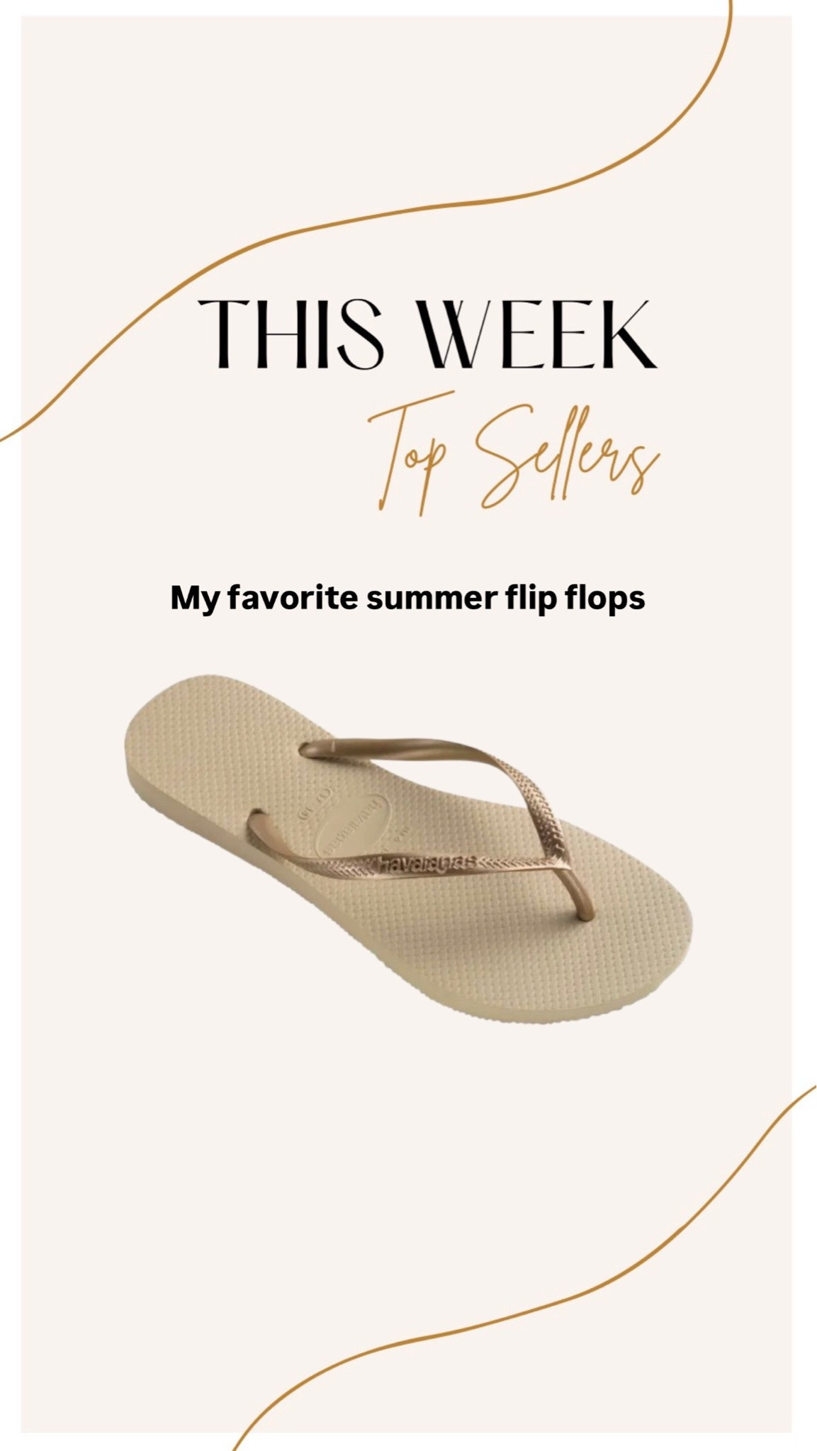My favorite summer flip flops

#LTKootd