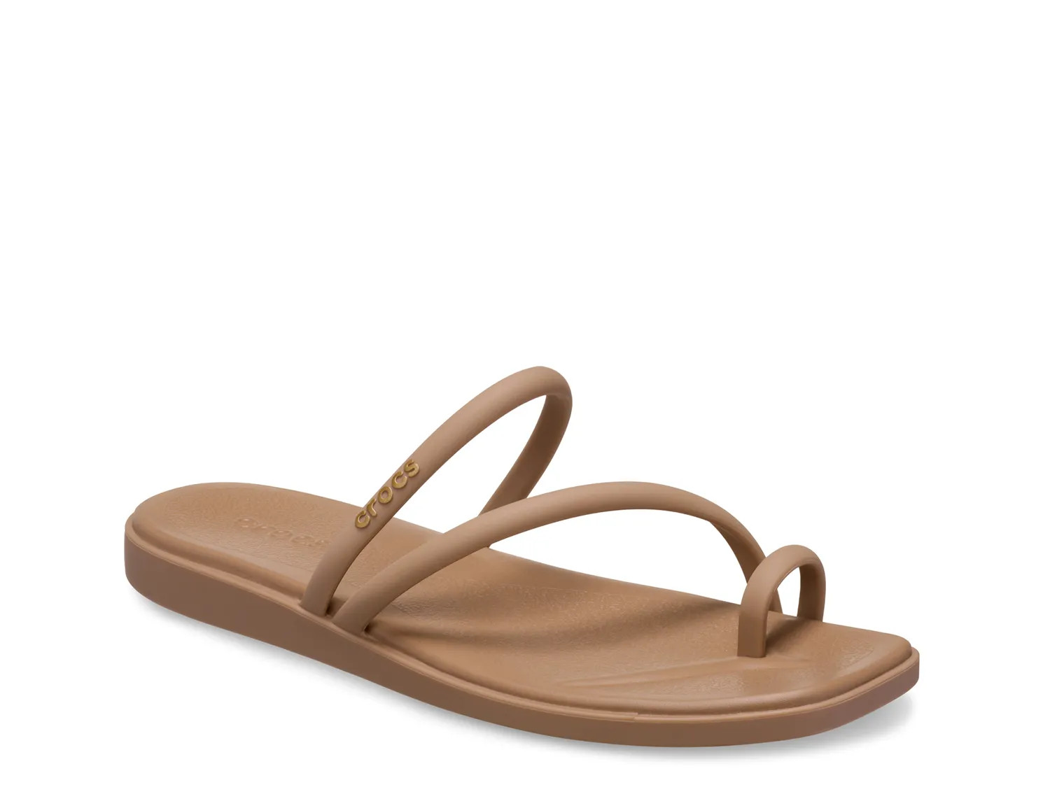Crocs Miami Toe Loop Sandal | Women's | Light Brown | Size 10 | Sandals | Jelly | DSW