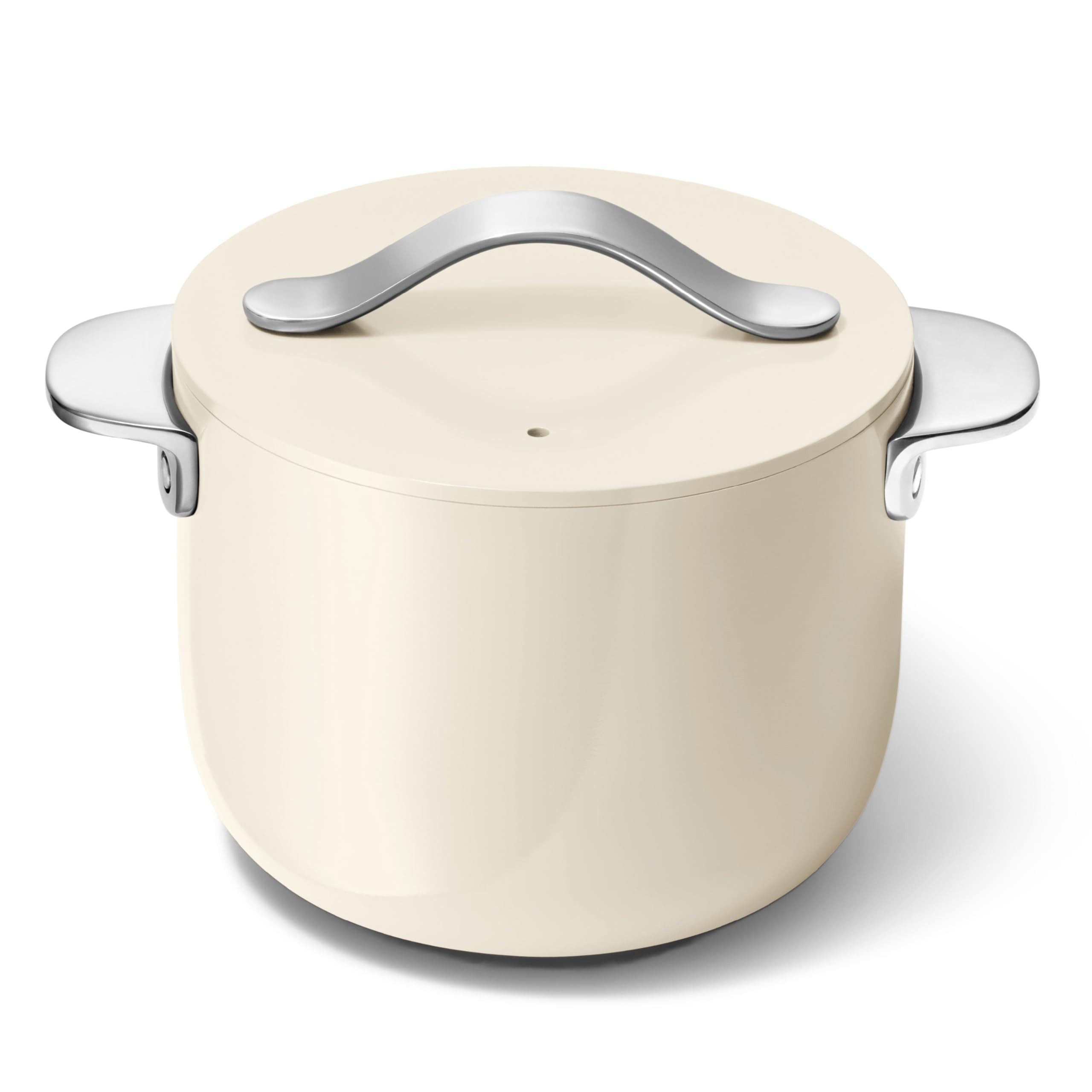 Caraway Petite Cooker - 2 Qt Ceramic Coated Pot - Free From Forever Chemicals - Perfect for Rice, Grains, or Sauces - Cream | Amazon (US)