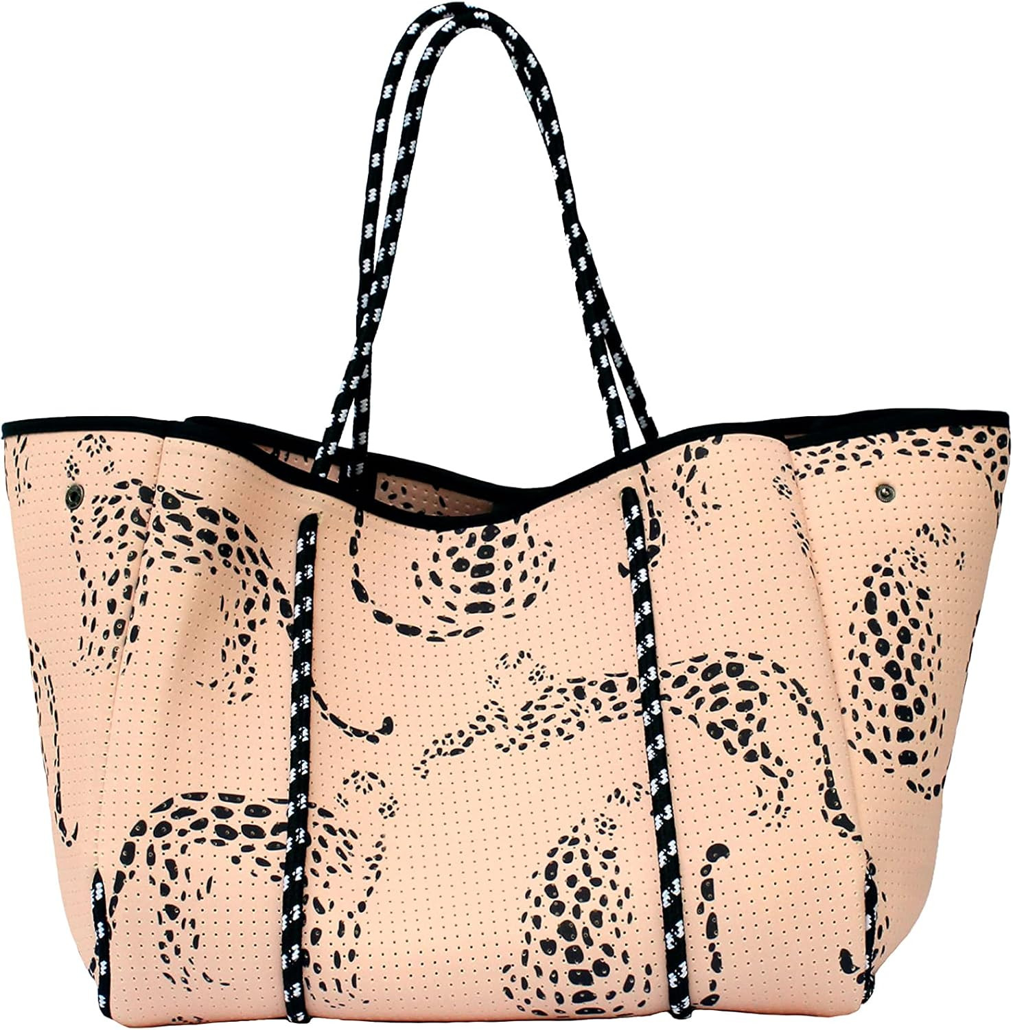 POPUPS Neoprene Large Tote Bag for Beach, Gym, Diaper, Pool,Travel - Lightweight, Water Resistant... | Amazon (US)