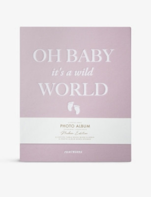 Baby it's a Wild World photo album book 31.5cm x 26cm | Selfridges