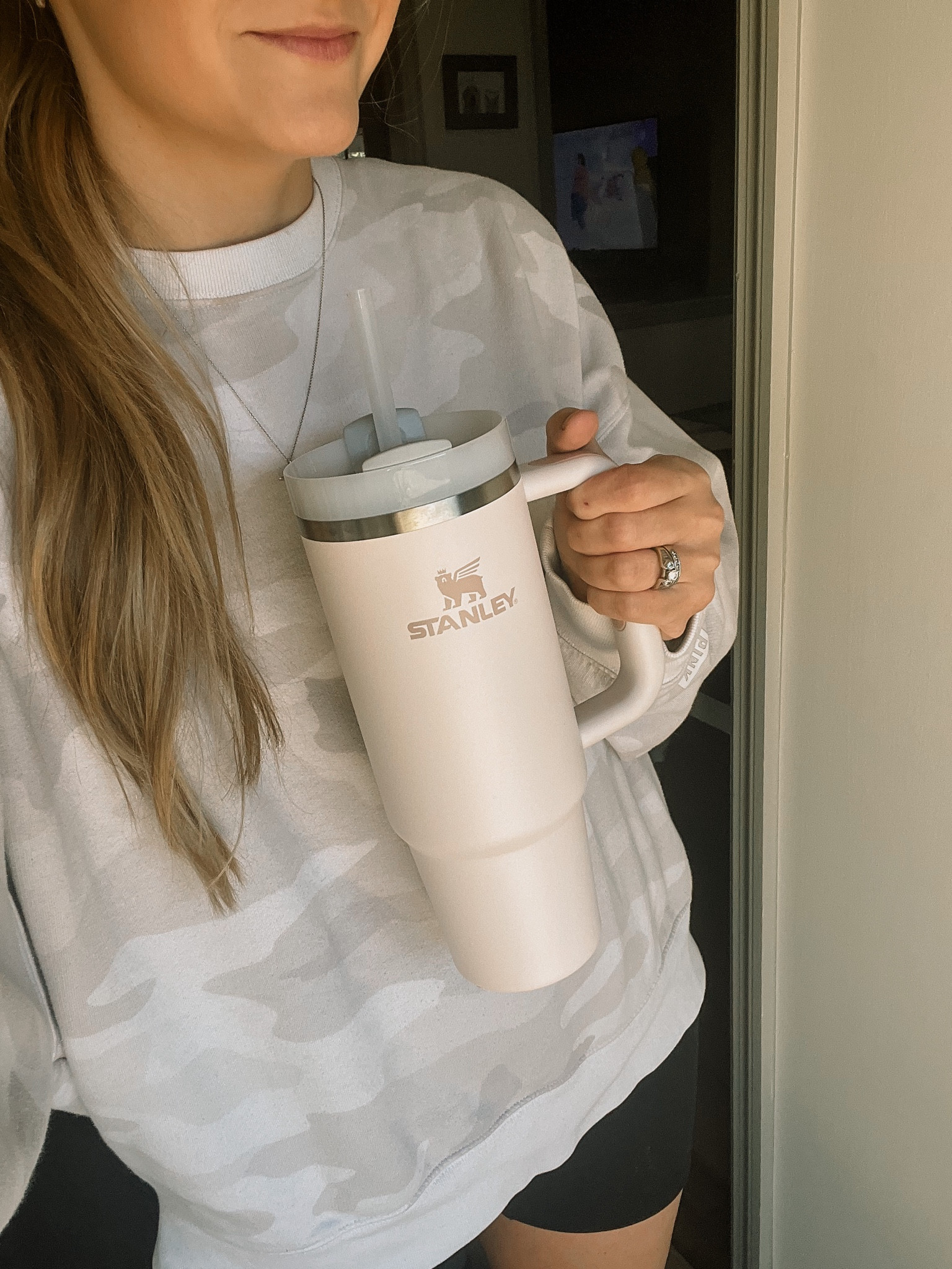 running Monday morning errands with my new Stanley cup & threw on a sweatshirt with my black romper jumpsuit! 😇 the first Stanley cup I’ve owned, but I love how it holds so much, so I can drink my water for the day! It will also make the perfect gift this holiday season! 

side note: this jumpsuit is so comfy too, wearing a medium! Will post more pics of it soon ✨ 

#LTKfindsunder50 #LTKU #LTKGiftGuide