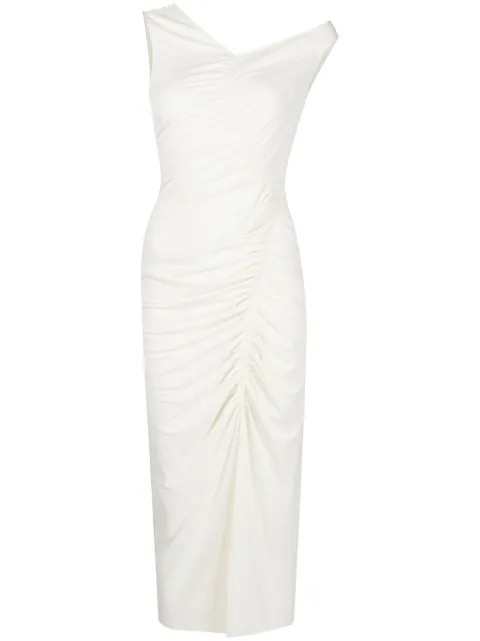 gathered jersey dress | Farfetch (US)
